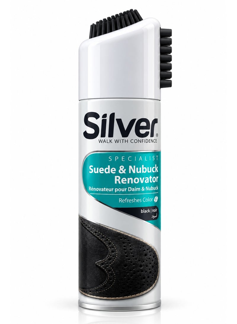 Silver Suede & Nubuck Renovator black - 200 ml - Image 1