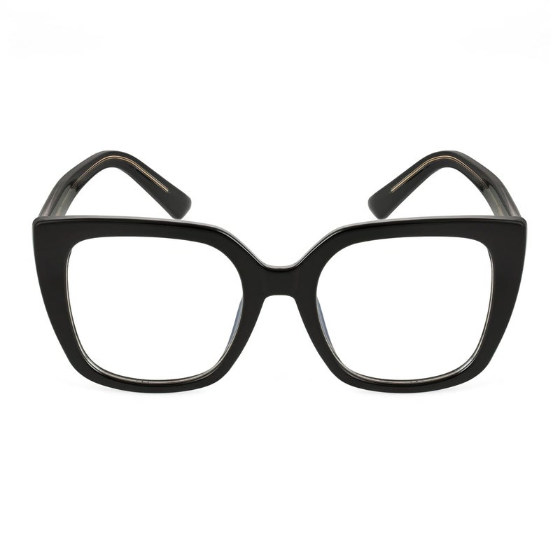 PERKEY Store PERKEY Square Blue Cut Light Blocking Computer Eyeglasses for Men Women - Image 2