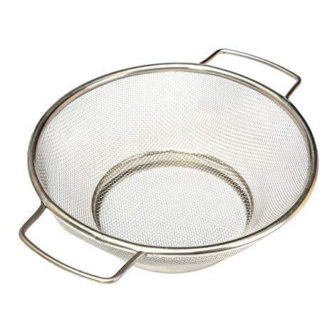 Homenique Stainless Steel Colander Basket 28 cm Silver - Image 2