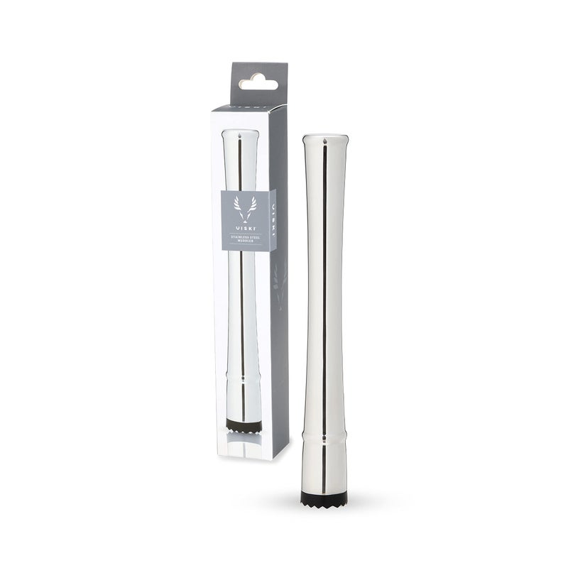 Viski Stainless Steel Muddler Essential Bar Tools Accessories Craft Cocktail Accessories 78