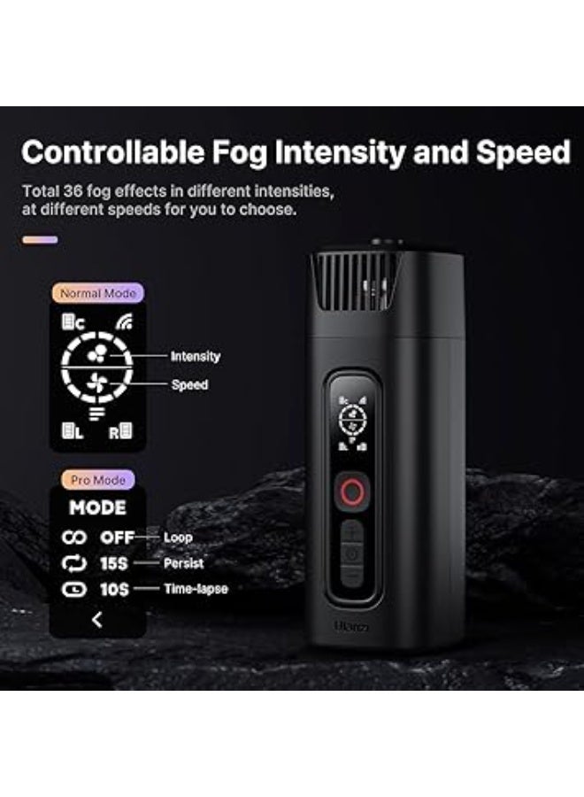 ULANZI FM01 FILMOG Ace Portable Fog Machine R004, Portable Smoke Machine Handheld Fog Machine with Remote Control Fogger for Photography Videography Effects Indoor Outdoor - Image 2