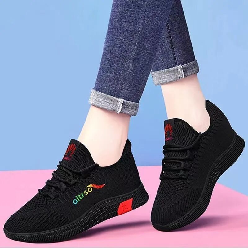 Pure Black Kitchen Work Shoes, Non-Slip Soft Sole Old Beijing Cloth Shoes, 2025 Spring New Women'S Casual Shoes - Image 5