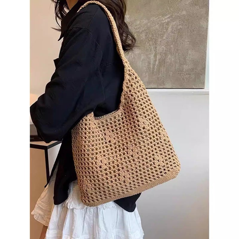 Summer Casual Straw Woven Tote Bag 2026 New Large Capacity - Image 2