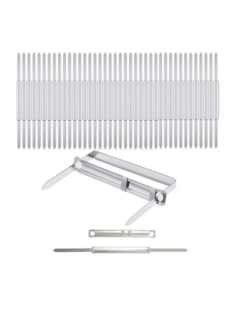 100 Sets Prong Fasteners for Standard 2 Hole Punch,  Metal Prong Paper Fastener 2.75 Inch, Compressor for Paper File Folder, Box of 100 Complete Sets Silver