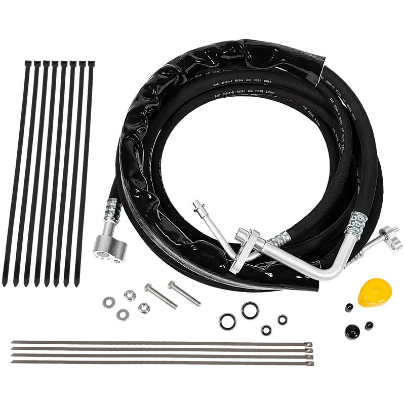Bzsunway Rear AC Line Set Lines Replacement Set for 20152020 Tahoe Yukon Escalade Rear Auxiliary AC Hose Kit Replace Part for YSH34913 Air Conditioning Line - Image 2