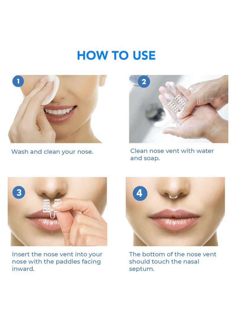 Excefore Anti Snoring Device, Snore Stopper Nasal Dilators Snoring Solution, Comfortable Nasal Dilators to Relieve Snore for Better Sleep Sleeping Aid Sleep, 8 PCS - Image 5