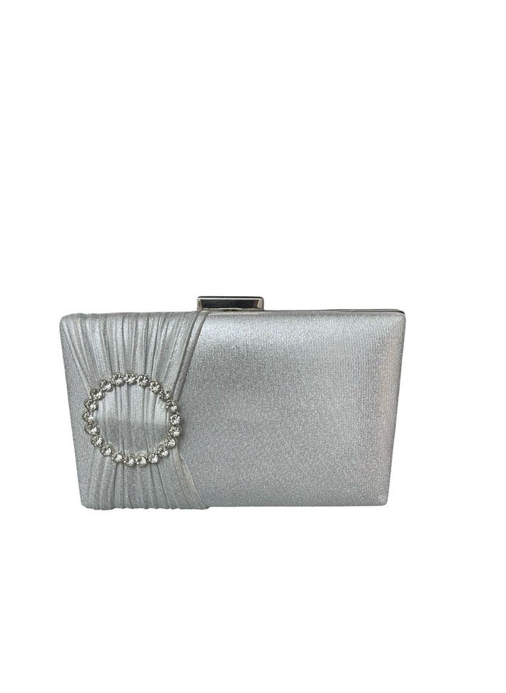 Vbranda - Luxurious clutch with elegant rectangular design VS-35-SILVER - Image 1