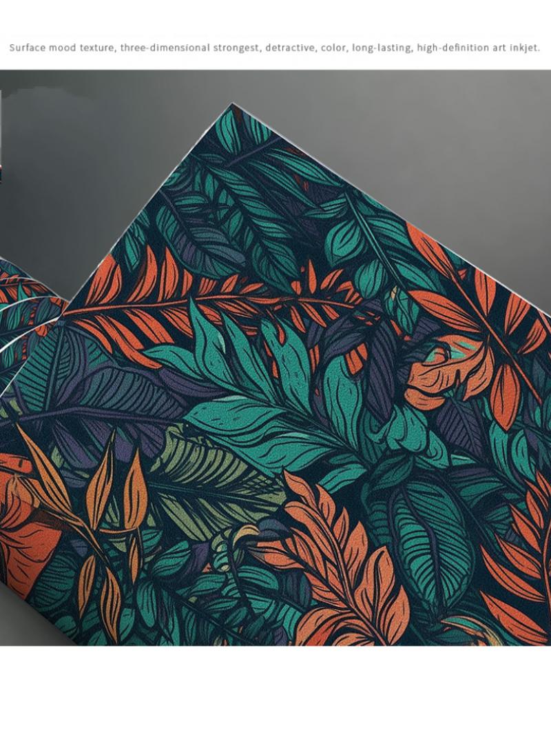 general PVC Vintage Plant Waterproof Self-Adhesive Multi-Purpose Wall Sticker Kitchen And Living Room Self-Adhesive Wallpaper Waterproof And Moisture-Proof - Image 4