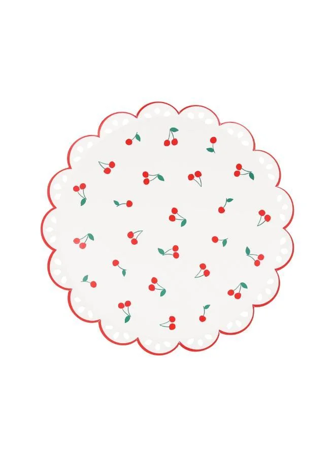 Meri Meri Cherry Pattern Side Plates