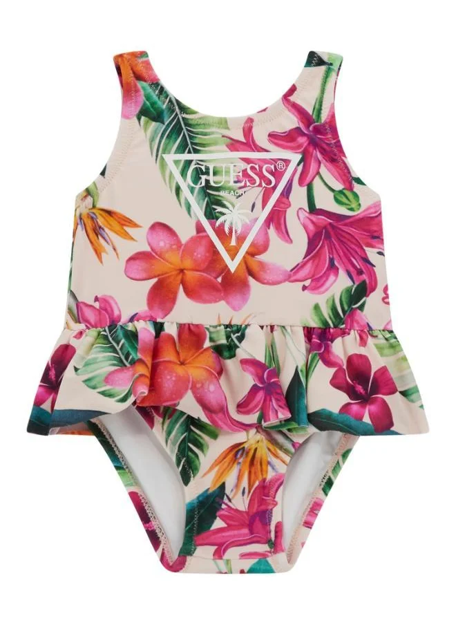 جس Kind Printed Onesies Swimsuit