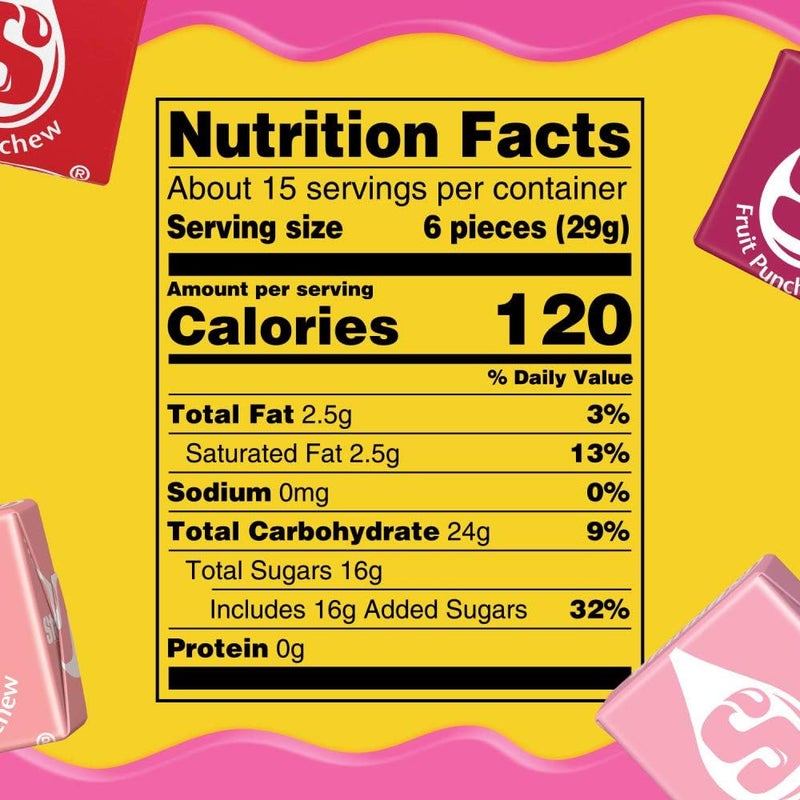 STARBURST FaveREDS Chewy Fruit Chews Candy, Sharing Size, 15.6 oz Bag - Image 2