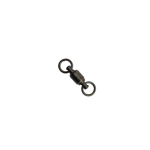 AFW Stainless Steel Ball Bearing Swivels with Double Welded Rings Size 1 110 lb TestGunmetal Black 10 pc - Image 3