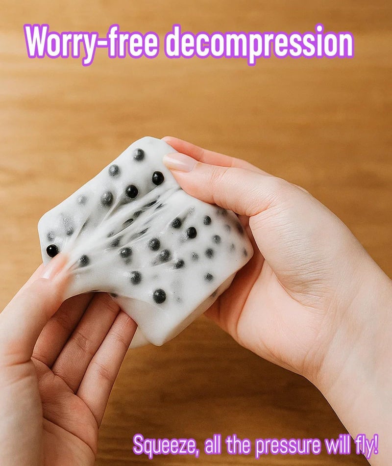 piercing 2PCS Pimple Popping Toy, Stress Relief Sensory Fidget Toy, Soft TPR Material Pimple Popper for Anxiety Relief, Office Desk and Travel (White) - Image 2