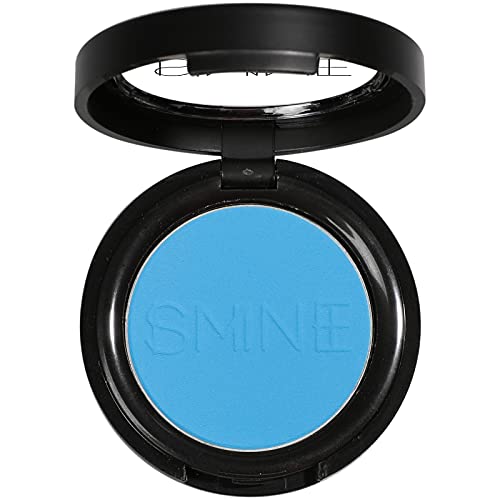 IS'MINE ISMINE Single Sky Blue Matte Eyeshadow High Pigment Longwear Intense Color Best Pressed Eye Makeup for Day Night - Image 2