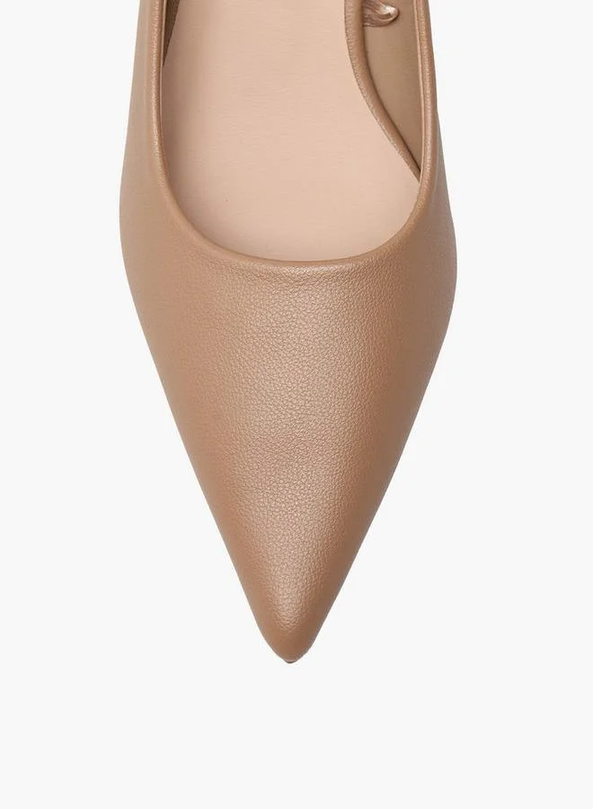 Flora Bella By Shoexpress BEIGE Women Flared Heel Pumps for Women | Best Price UAE