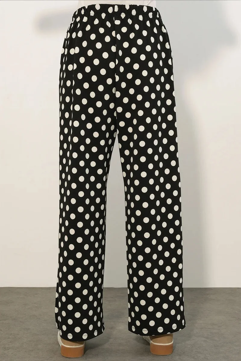Big Dart Multicolor BDART Women's Polka Dot Wide Leg Pants for Women | Best Price UAE