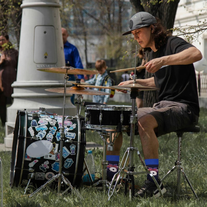 Jeasona Drummer Gifts for Men Drum Socks Drum Accessories Musician Gifts - Image 3