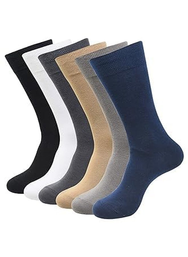 SLOWFAST - Crew/Calf Socks for Men Combo | Cotton Socks for Men Full Length| Pack of 4 (IN, Alpha, Free Size, Big Boys, Black, White, Grey) - Image 1