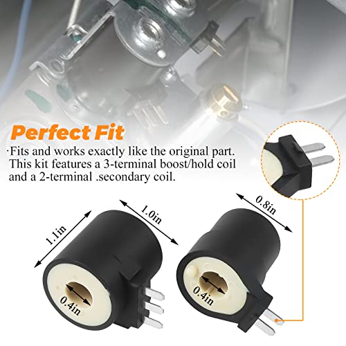 Blutoget Gas Dryer Repair Kit WP338906 338906 Gas Dryer Flame Sensor 279311 Igniter 279834 Gas Valve Solenoid Coils Kit by Blutoget- Fit for Whirlpool Ken-More Dryers- Replaces WP338906 AP3094251 PS334310 - Image 5
