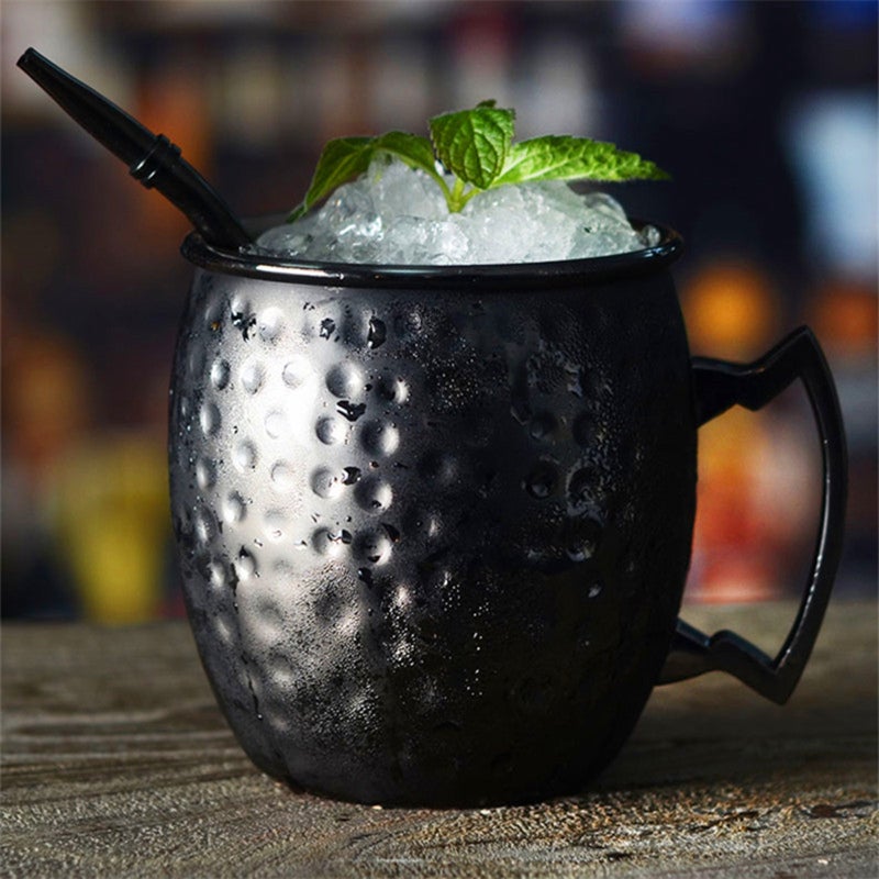 Stainless Steel Cocktail Cups 2 Oz Solid Sturdy Durable - Gripping Handle Drink Mugs For Home Bar Restaurant - Image 2