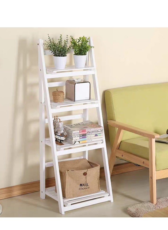 FFD Wooden Flower Stand Foldable Four layers Great for displaying potted plants - Image 1