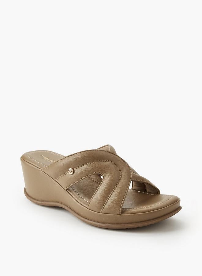 Flora Bella By Shoexpress Women Wedge Heel Sandals - Image 2