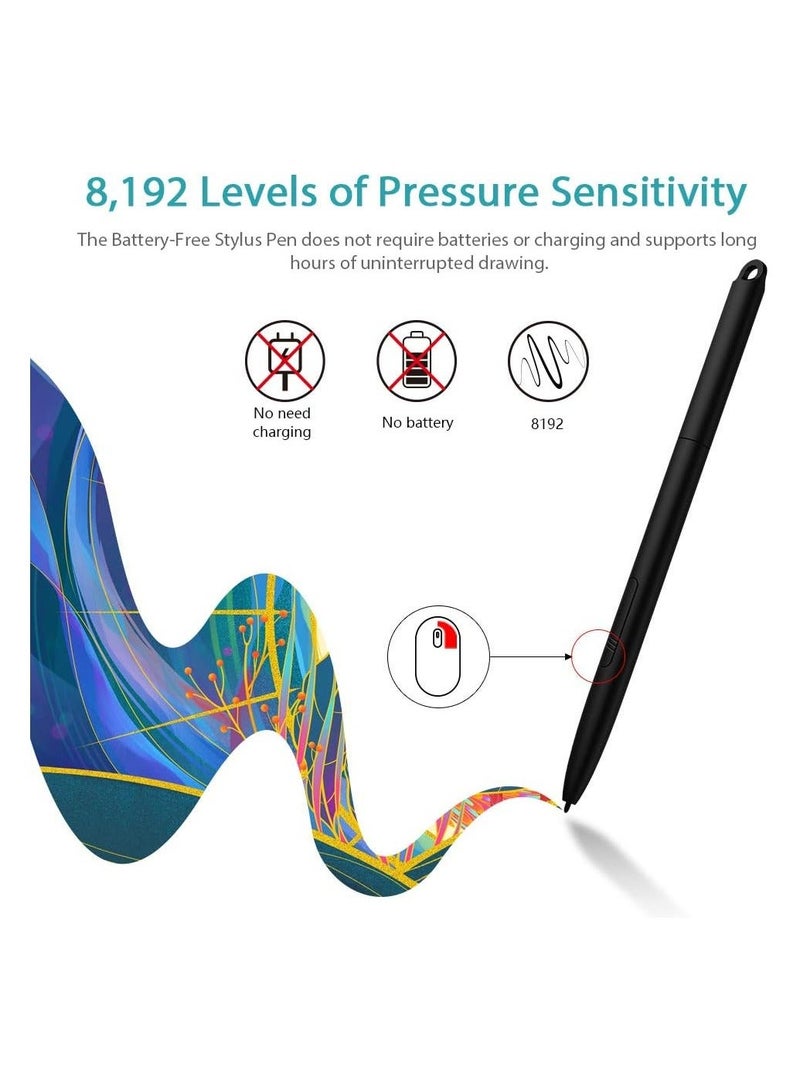 XP-PEN G960S Drawing Tablet with Stylus, 9×6 Inch Graphic Tablet, 8192 Pressure Levels, Tilt Support - Image 5