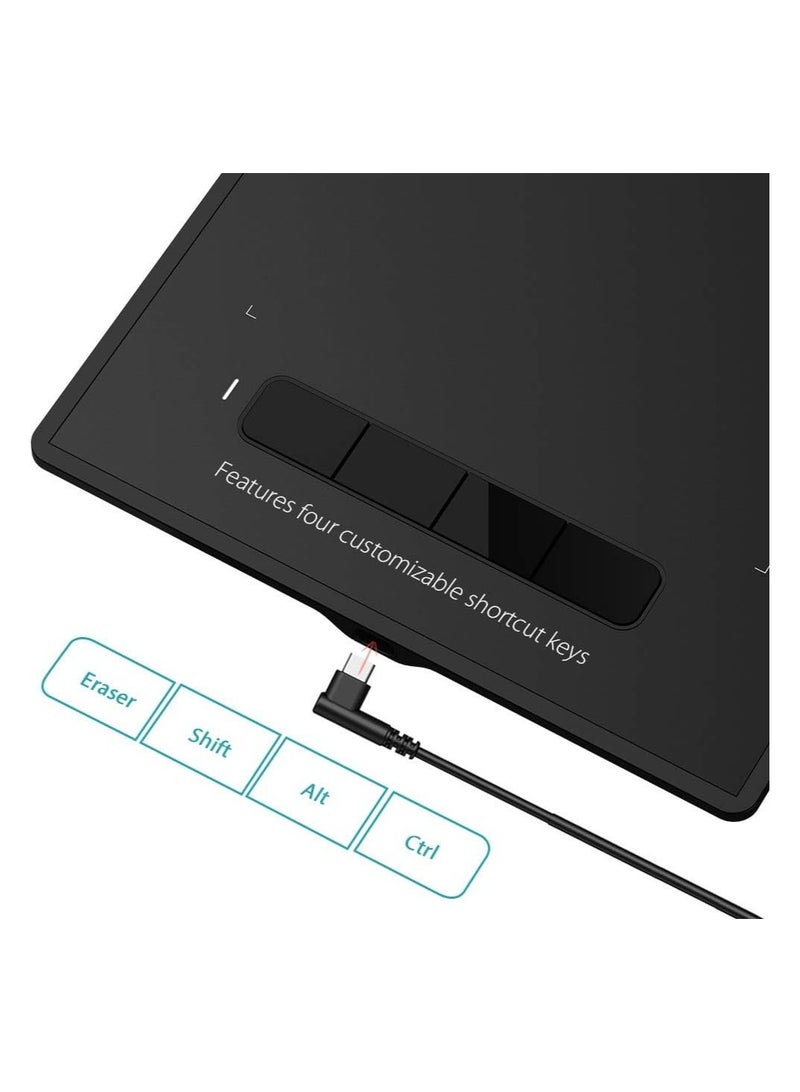 XP-PEN G960S Drawing Tablet with Stylus, 9×6 Inch Graphic Tablet, 8192 Pressure Levels, Tilt Support - Image 4