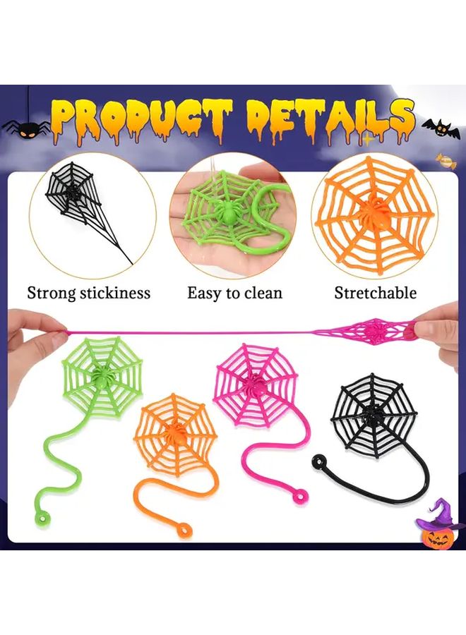 20pcs Sticky Spider Web Bags With Hanging Loops Halloween Party Favors Decorations - Image 5
