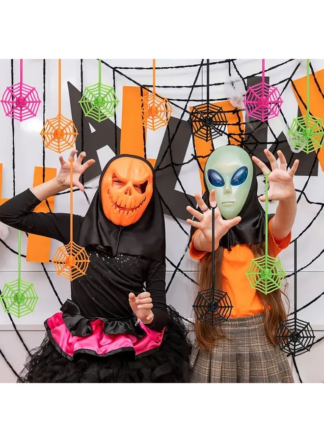 20pcs Sticky Spider Web Bags With Hanging Loops Halloween Party Favors Decorations - Image 4