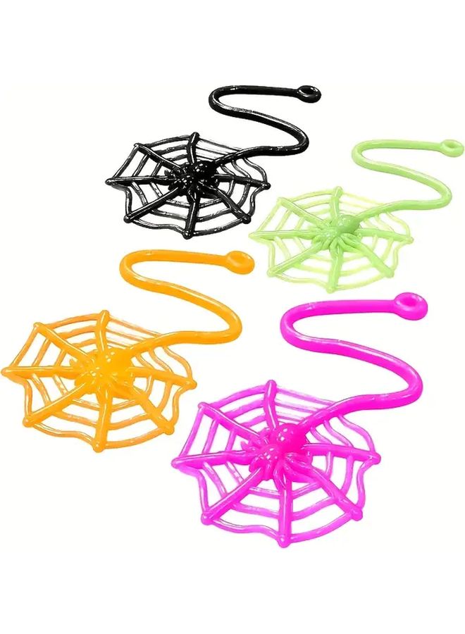 20pcs Sticky Spider Web Bags With Hanging Loops Halloween Party Favors Decorations - Image 3