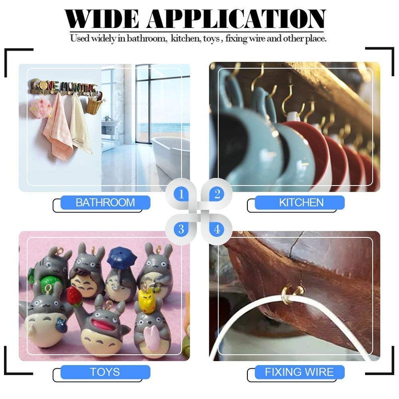 Diy Crafts Handy Hook Assortment 292 Pieces Project Accessories With Carry Case Pack Of 3 - Image 4