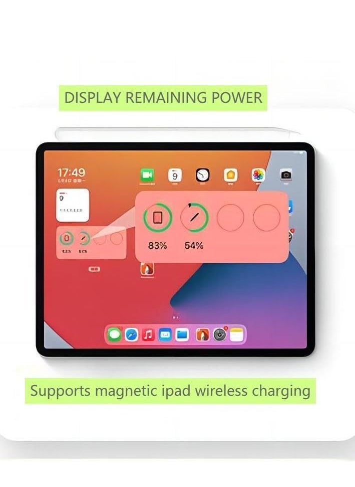 Cool Baby COOLBABY Wireless Charging Stylus iPad Pencil Ultra High Precision And Sensitivity Palm Rejection Power Display Tilt Sensitivity Magnetic Adsorption For iPad 2018 and beyond  Pink  - Image 5