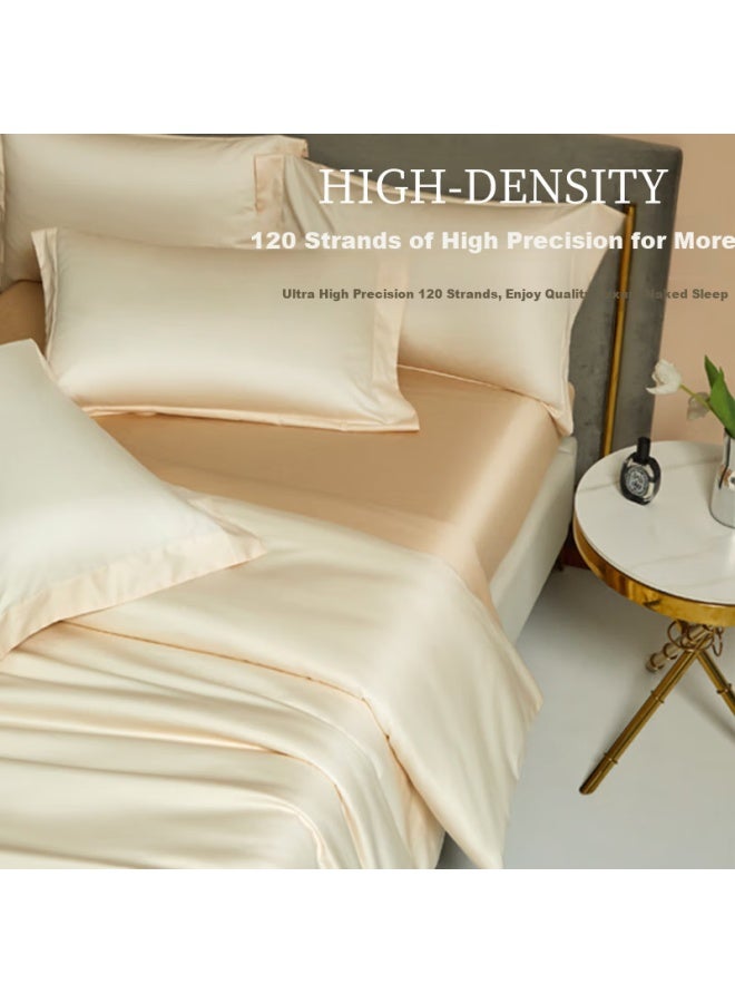 La Torretta Single Piece A Class 120 Thread Count Pure Cotton Full Cotton 150x200cm Single Double Duvet Cover Vanilla - Milk Yellow