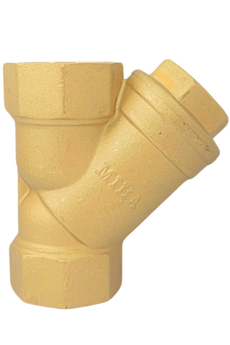 MIHA Brass Y-Strainer – Protect Your Pipeline | Made in Vietnam (Sizes: 1/2” to 2”) - Image 1