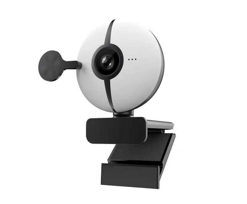 2K Round Light Camera Usb Camera Led Light Net Lesson Live Webcast Camera Computer Camera - Image 5