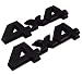 PartsTo 4x4 Decal Emblem Badge with PreAdhesive for Toyota Tacoma Hilux Tundra 4Runner Land Cruiser Sequoia Exterior Performance Trim Decal - Image 2