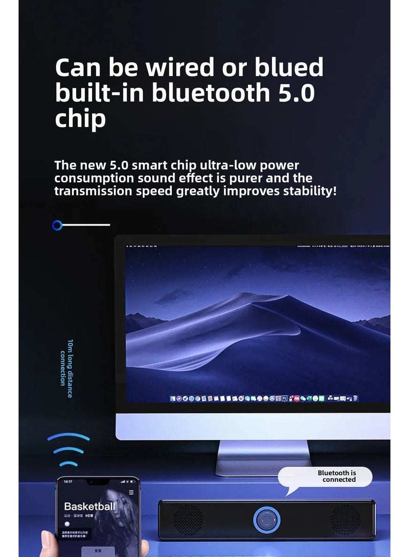 Desktop long Bluetooth portable speaker  - Image 3