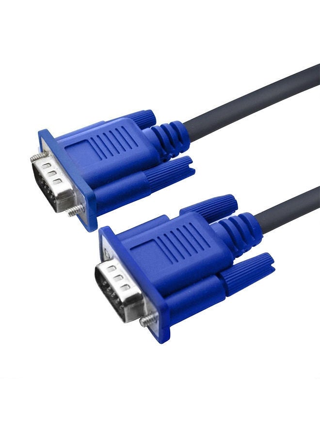 NIBEMINENT Male To VGA Computer Monitor Cable Black/Blue  - Image 1