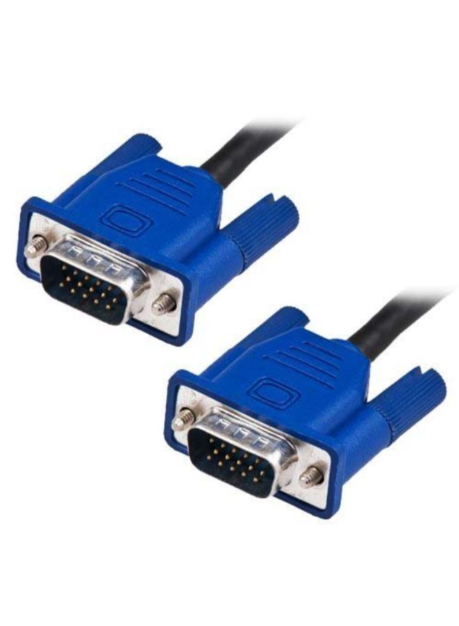 NIBEMINENT Male To VGA Computer Monitor Cable Black/Blue  - Image 3
