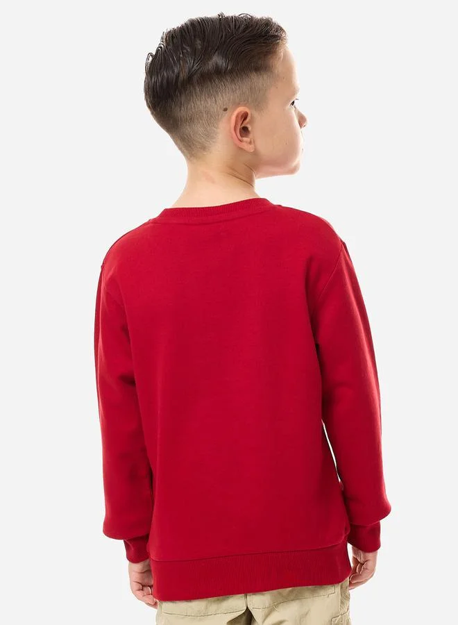 victor and jane Graphic Print Regular Fit Sweatshirt by Styli