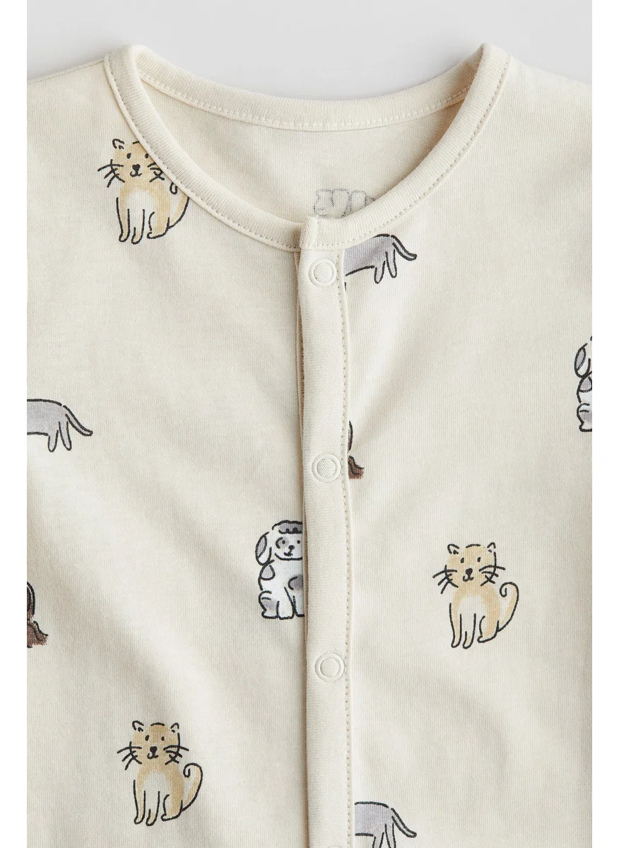 اتش اند ام Patterned Sleepsuit