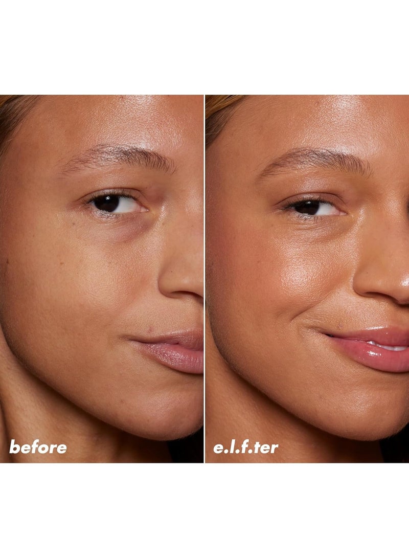 elf Halo Glow Skin Tint SPF 50, Tinted Moisturizer For Light, Creates A Natural Glow, Tan Warm - Image 2