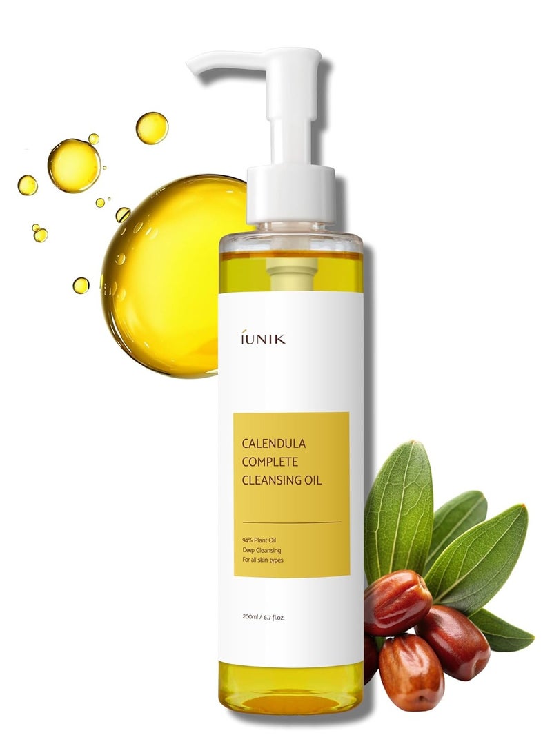 iUNIK Calendula Complete Cleansing Oil 200ml - Image 1