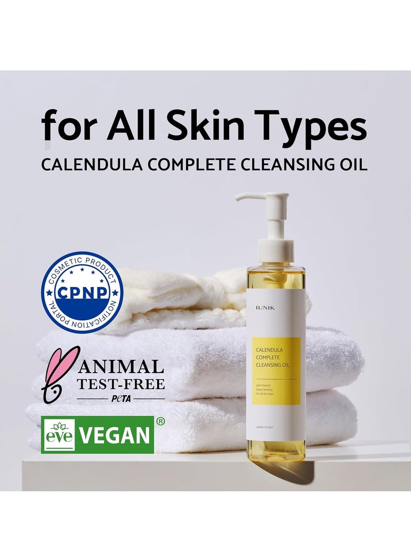 iUNIK Calendula Complete Cleansing Oil 200ml - Image 3