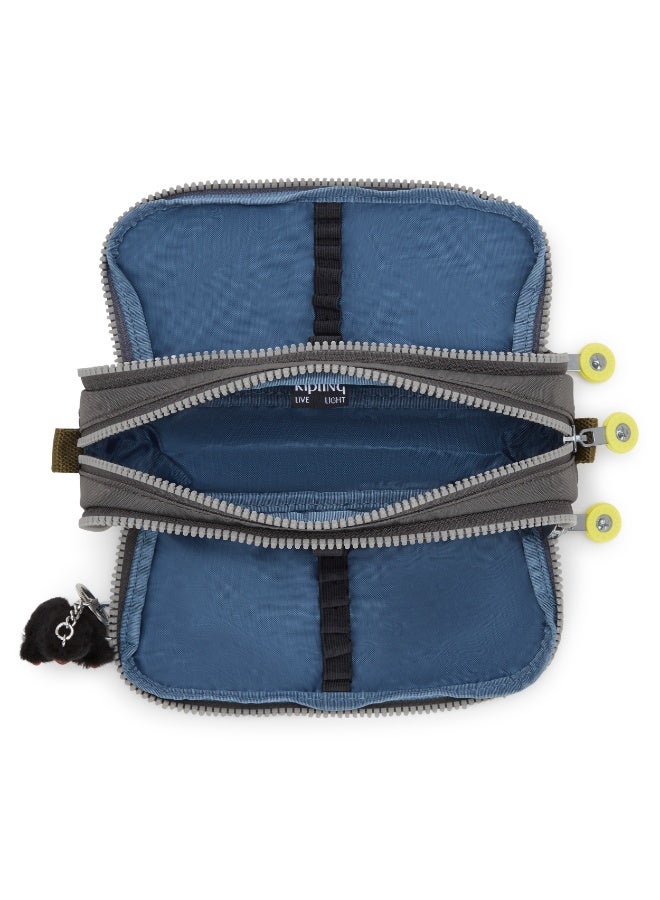 kipling Gitroy Practical Pen Case With Organization, 16 Pen Loops, 1L, 0.13kg - Back To Grey (Grey) - Image 3