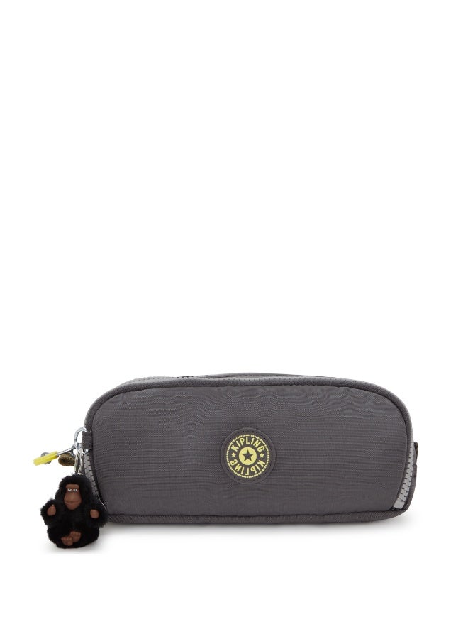 kipling Gitroy Practical Pen Case With Organization, 16 Pen Loops, 1L, 0.13kg - Back To Grey (Grey) - Image 1