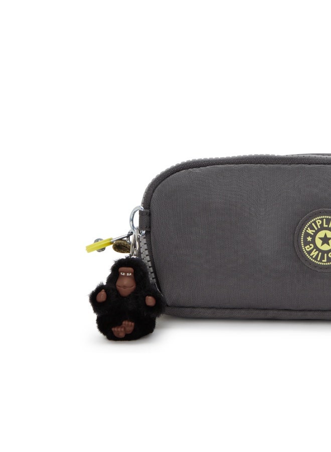 kipling Gitroy Practical Pen Case With Organization, 16 Pen Loops, 1L, 0.13kg - Back To Grey (Grey) - Image 2