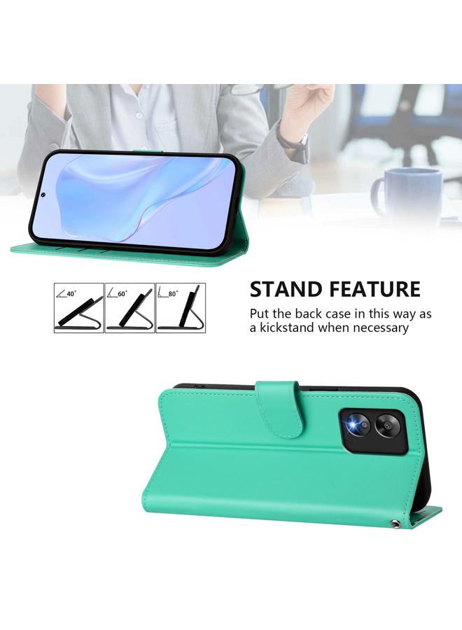 S-TOP Case For Boost MobIle Celero 5G SC Skin Feel Solid Color Leather Phone Case with Lanyard - Image 3