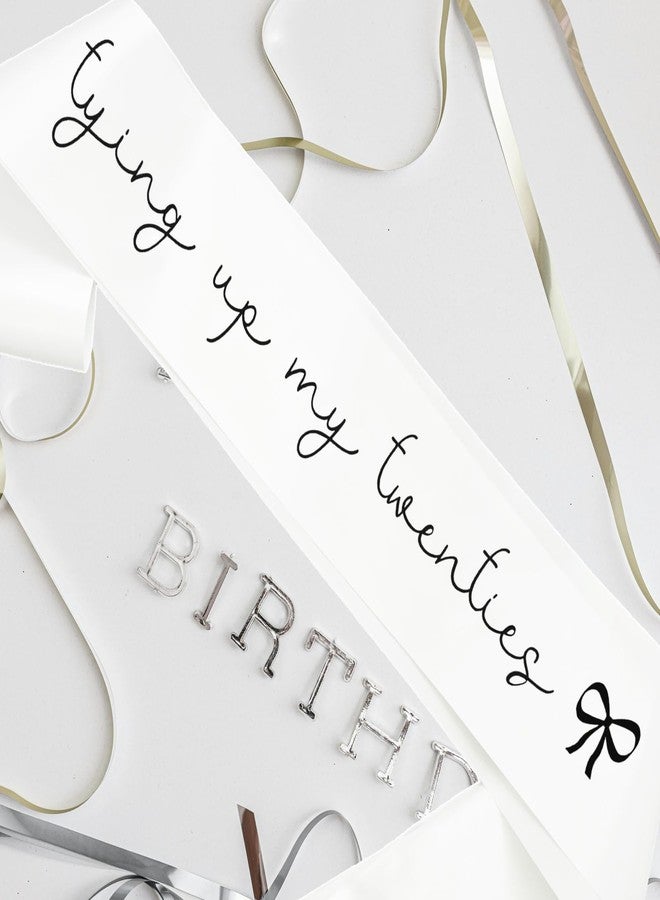 ماجنوسون جاردن وشاح "حديقة ماغنوسون" لتوديع العشرينات، وشاح عيد ميلاد "وداعاً للعشرينات"، لوازم حفلات "كوكيت فيونكة"، زينة عيد ميلاد سعيد الثلاثين بطابع فيونكة سوداء - Image 2